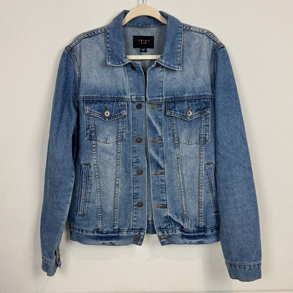 Triot Los Angeles Denim Jean Jacket S - Picture 1 of 7